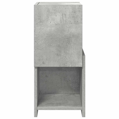 Rohová Skříňka 25,5X25X55Cm Kompozitní Dřevo Betonově Šedá