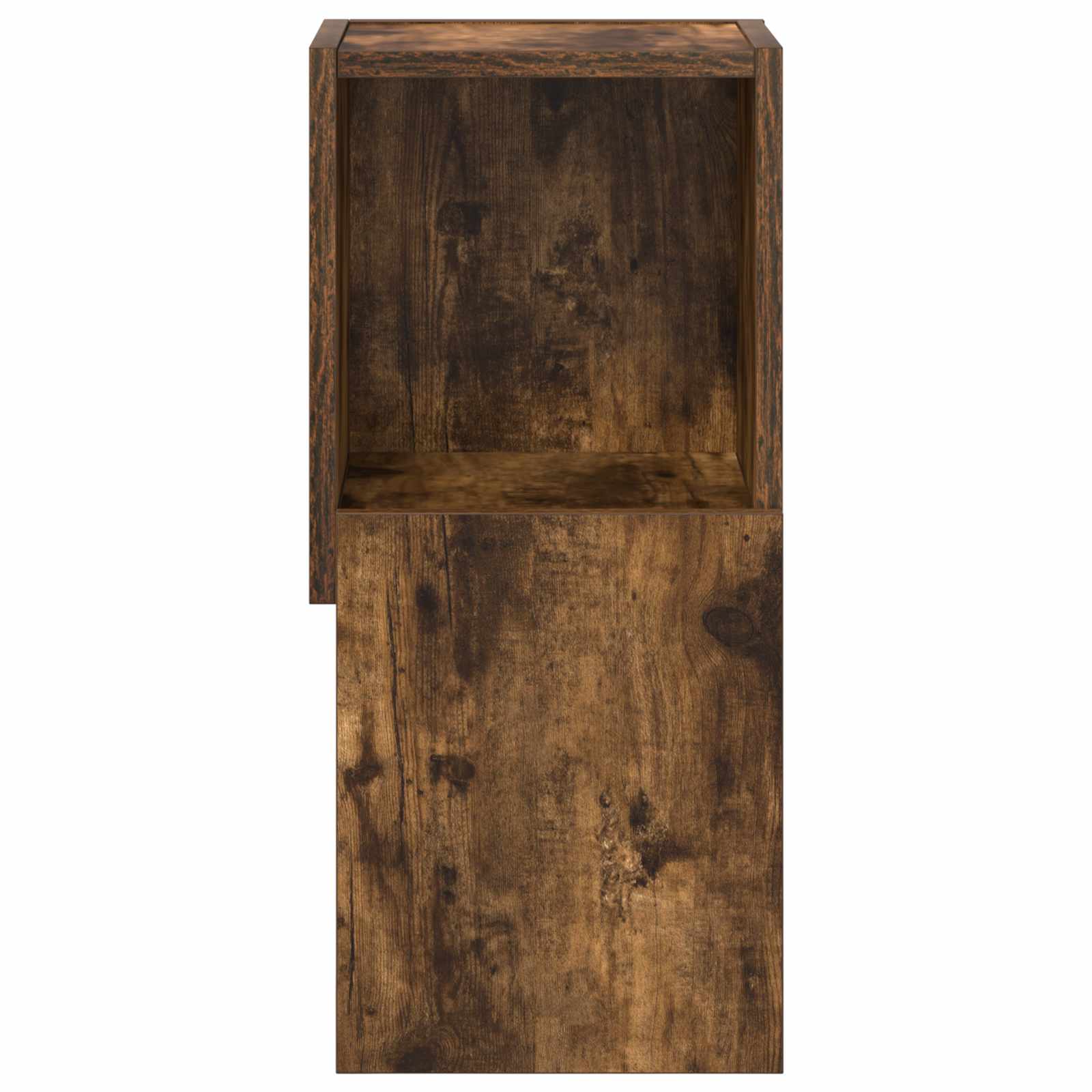 Rohová Skříňka 25,5X25X55Cm Kompozitní Dřevo Kouřový Dub