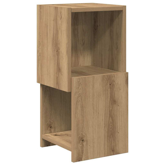 Rohová Skříňka 25,5X25X55Cm Kompozitní Dřevo Artisanový Dub