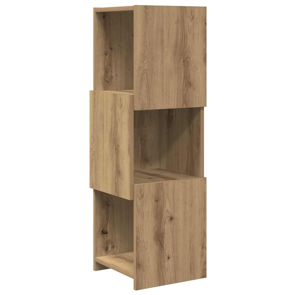 Rohová Skříňka 30,5X30X95Cm Kompozitní Dřevo Artisanový Dub