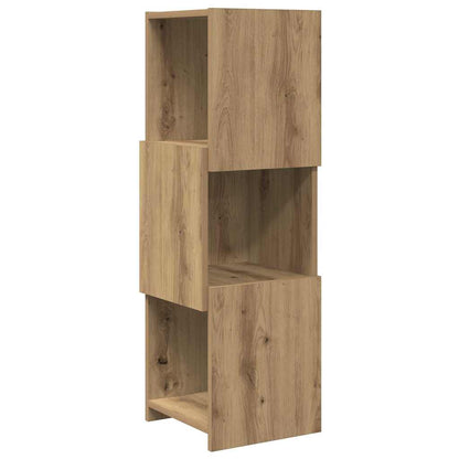 Rohová Skříňka 30,5X30X95Cm Kompozitní Dřevo Artisanový Dub