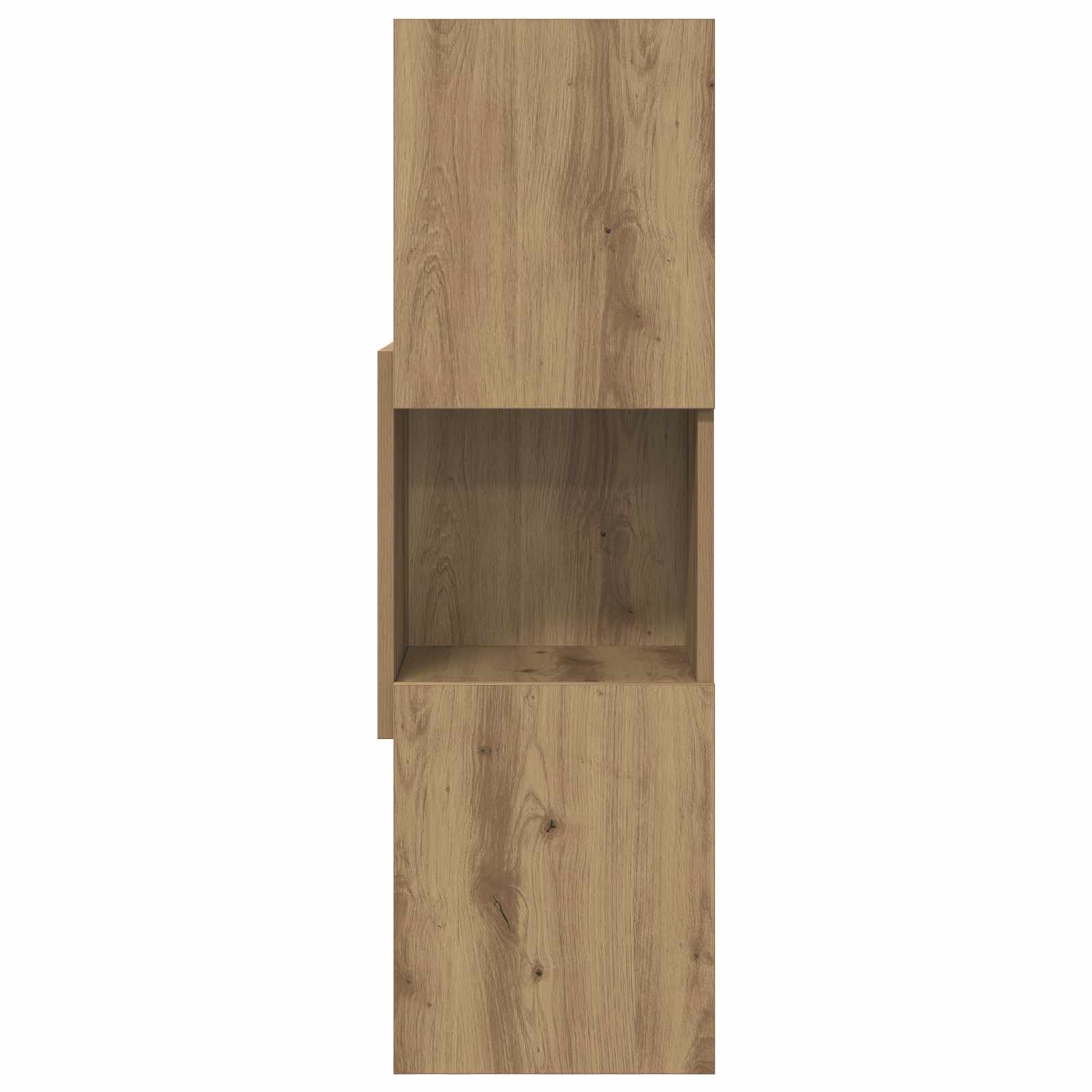 Rohová Skříňka 30,5X30X95Cm Kompozitní Dřevo Artisanový Dub