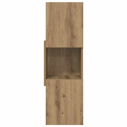 Rohová Skříňka 30,5X30X95Cm Kompozitní Dřevo Artisanový Dub