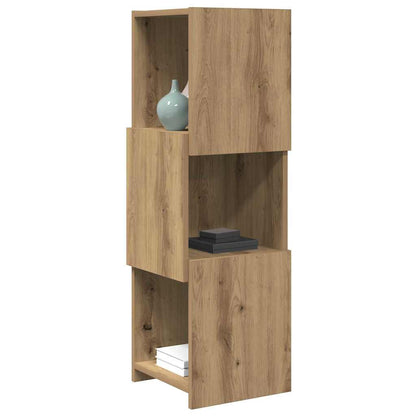 Rohová Skříňka 30,5X30X95Cm Kompozitní Dřevo Artisanový Dub
