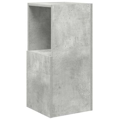Rohová Skříňka 30,5X30X65Cm Kompozitní Dřevo Betonově Šedá