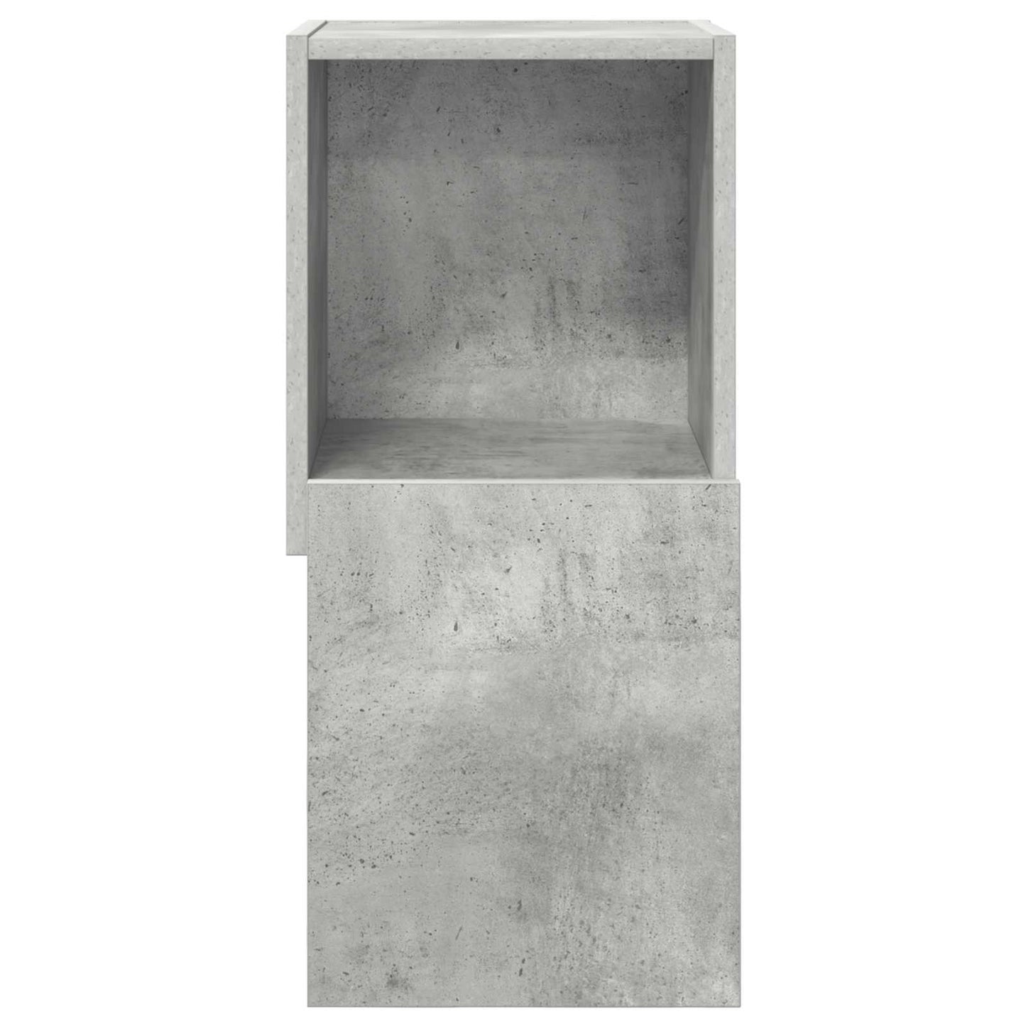 Rohová Skříňka 30,5X30X65Cm Kompozitní Dřevo Betonově Šedá