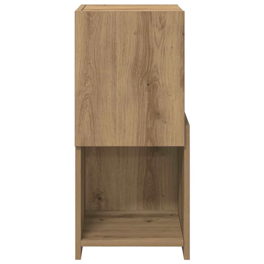 Rohová Skříňka 30,5X30X65Cm Kompozitní Dřevo Artisanový Dub