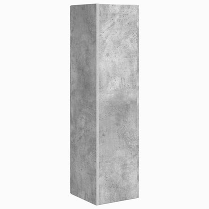 Rohová Skříňka 27,5X27X102Cm Kompozitní Dřevo Betonově Šedá