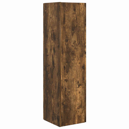 Rohová Skříňka 27,5X27X102Cm Kompozitní Dřevo Kouřový Dub