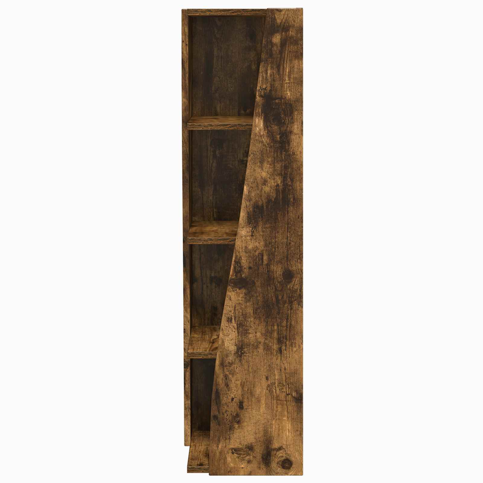 Rohová Skříňka 27,5X27X102Cm Kompozitní Dřevo Kouřový Dub