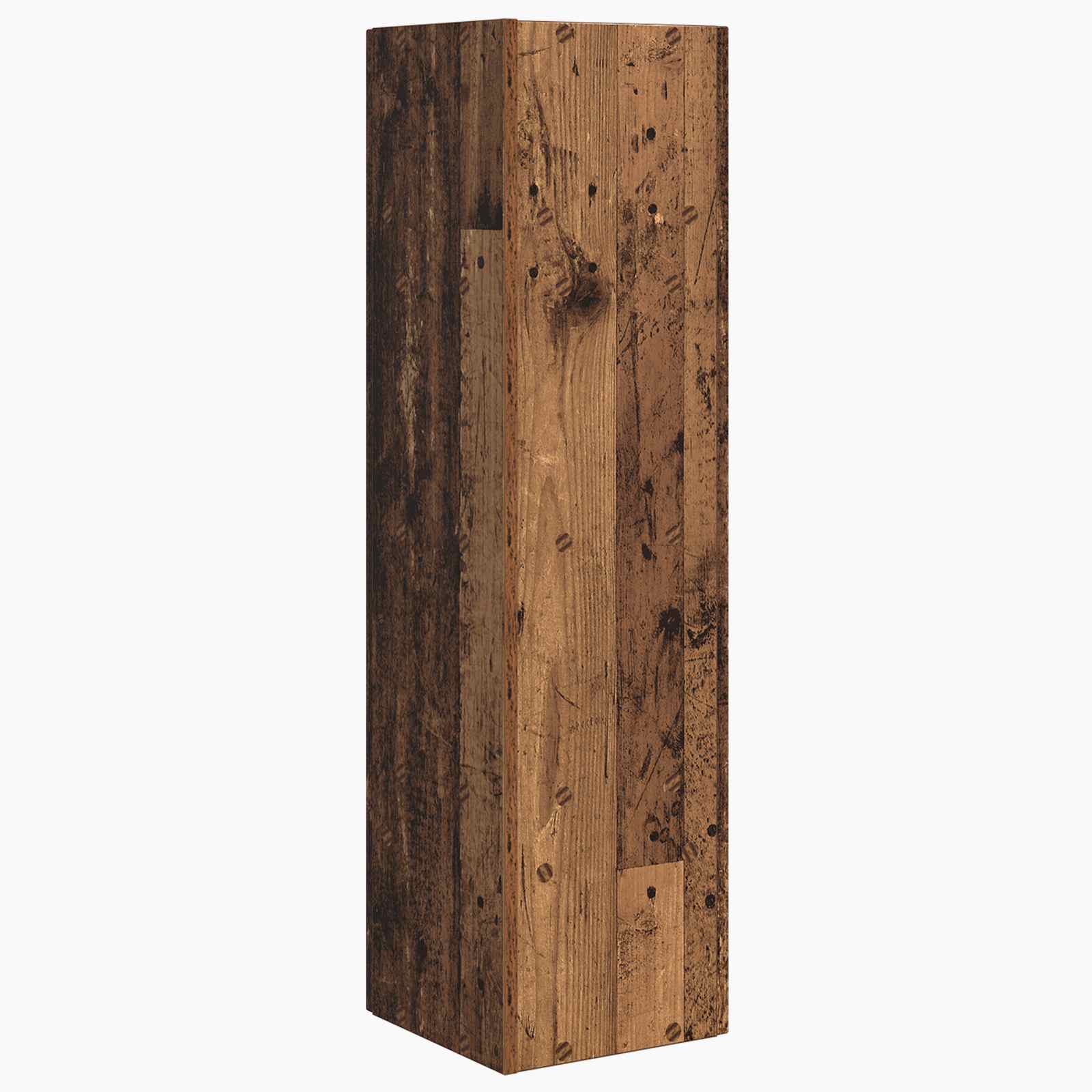 Rohová Skříňka 27,5X27X102Cm Kompozitní Dřevo Staré Dřevo