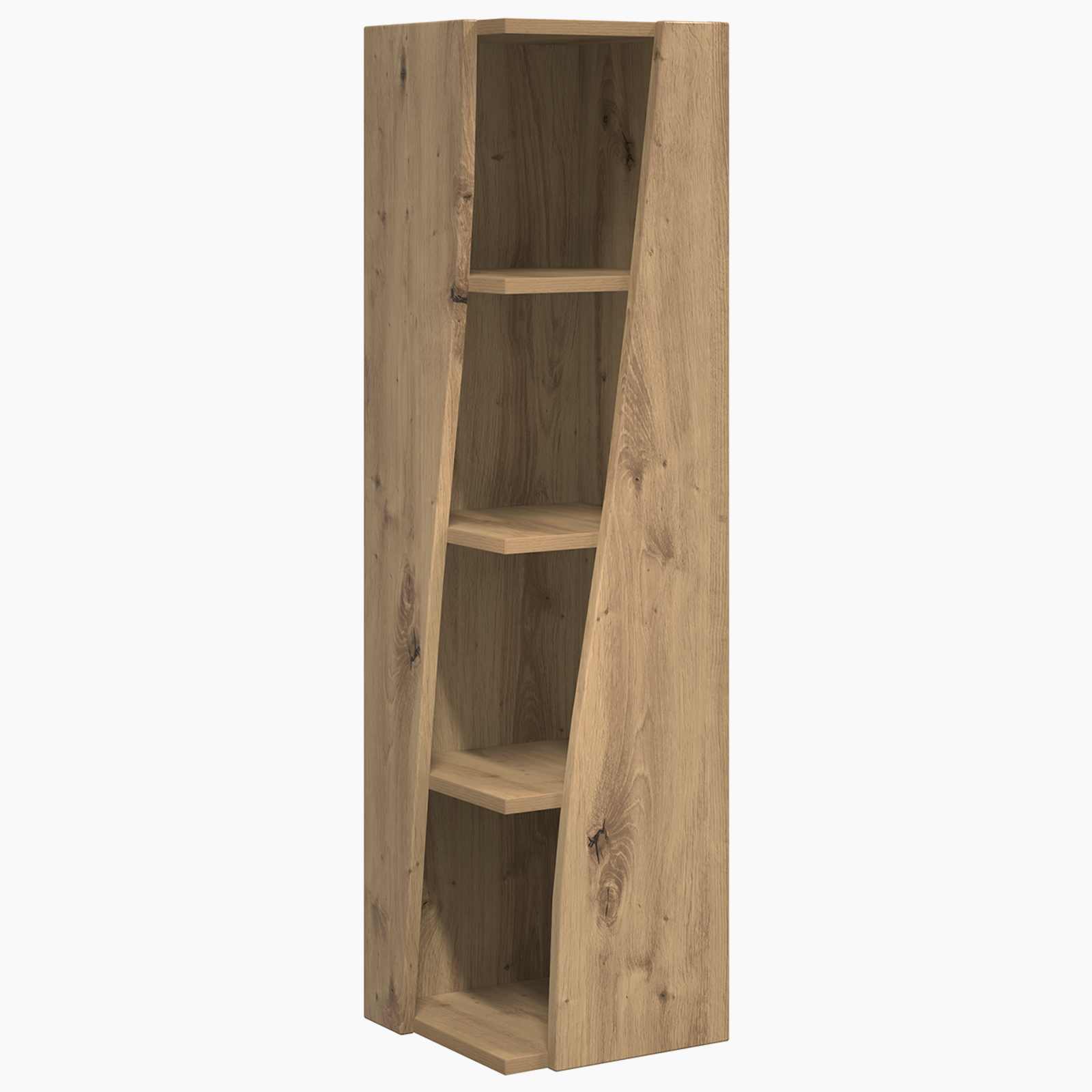 Rohová Skříňka 27,5X27X102Cm Kompozitní Dřevo Artisanový Dub