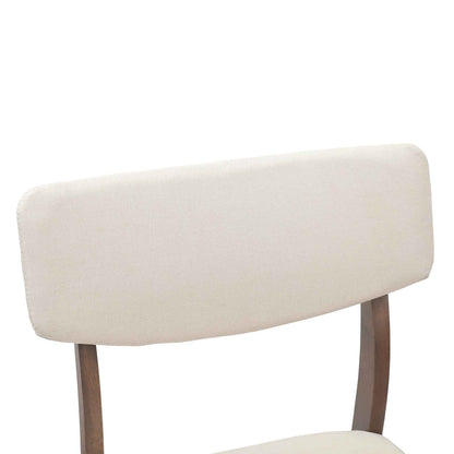 Jídelní Židle 2 Ks Masivní Gumové Dřevo Světle Hnědá