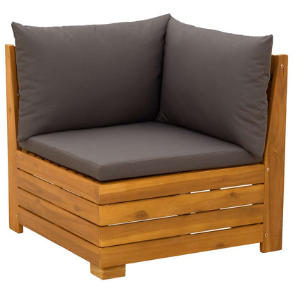 Venkovní Pohovková Souprava 11 Kus Hnědá Masivní Akátové Dřevo