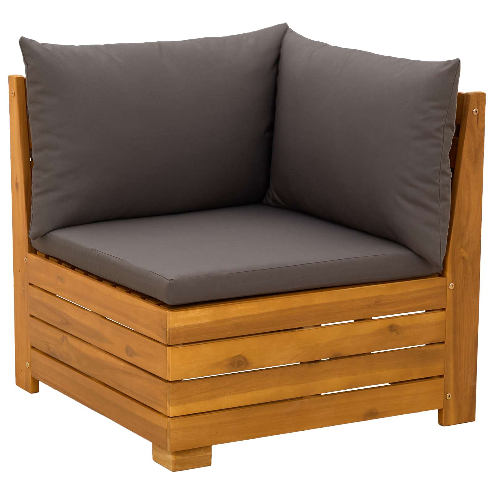 Venkovní Pohovková Souprava 6 Kus Hnědá Masivní Akátové Dřevo