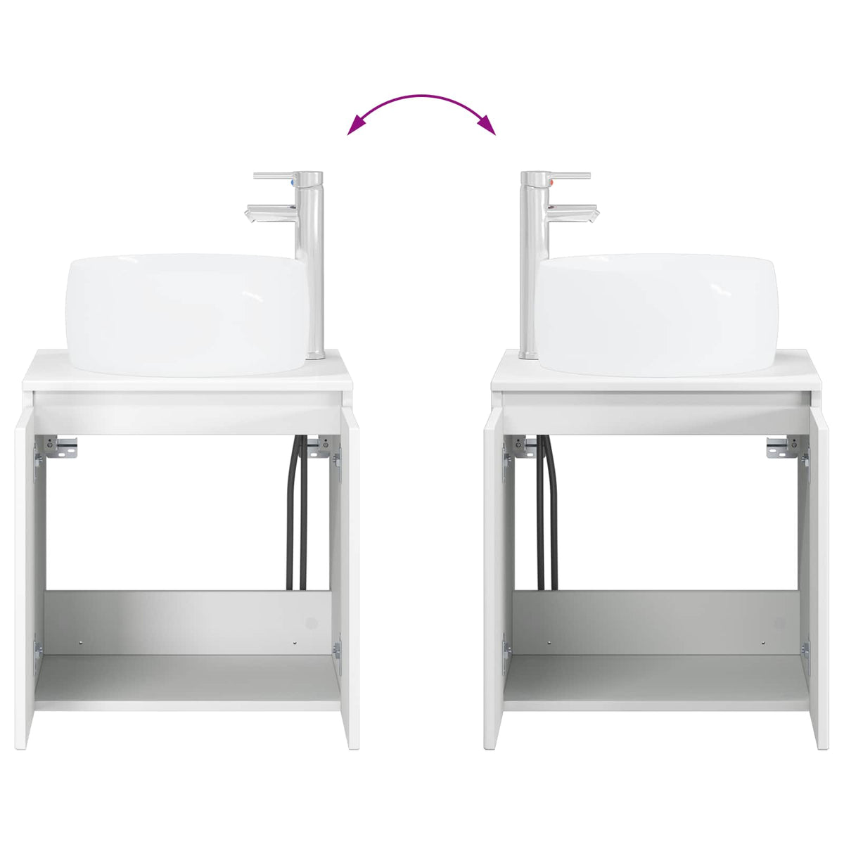 Sada Koupelnového Nábytku 2 Ks Kompozitní Dřevo