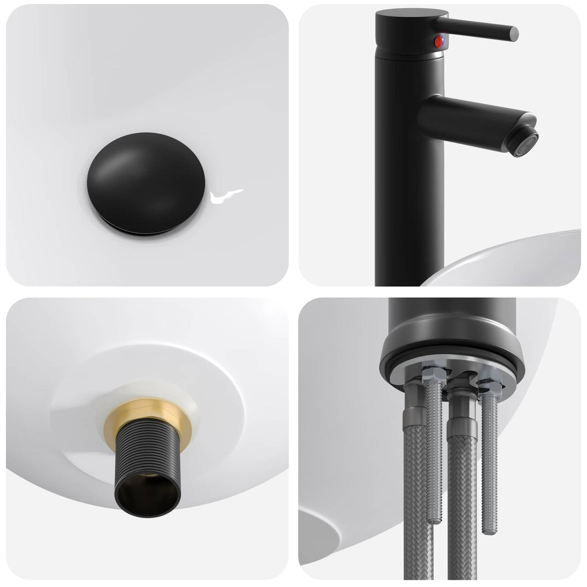 Sada Koupelnového Nábytku Kompozitní Dřevo