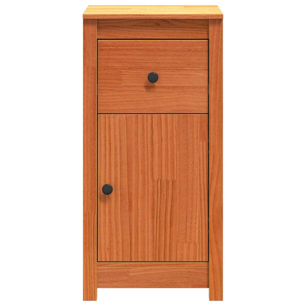 Servírovací Skříň 2 Pcs Voskově Hnědá 39 X 34,5 X 80 Cm
