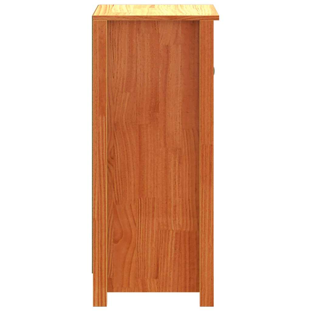 Servírovací Skříň 2 Pcs Voskově Hnědá 39 X 34,5 X 80 Cm