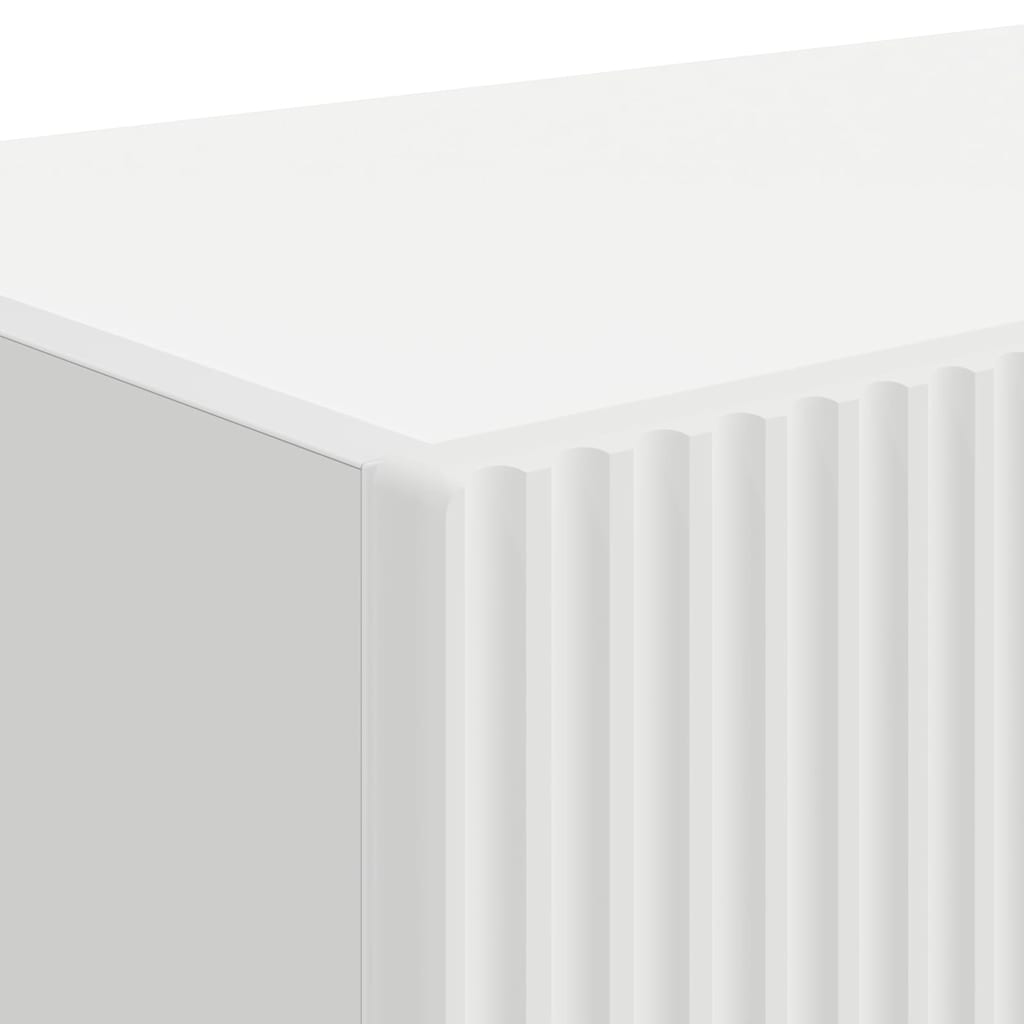 Tv Wall Cabinet 39 X 31 X 29,5 Cm Bílá Kompozitní Dřevo