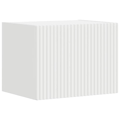 Tv Wall Cabinet 39 X 31 X 29,5 Cm Bílá Kompozitní Dřevo