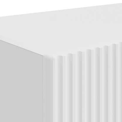 Tv Wall Cabinet 2 Pcs Bílá Kompozitní Dřevo