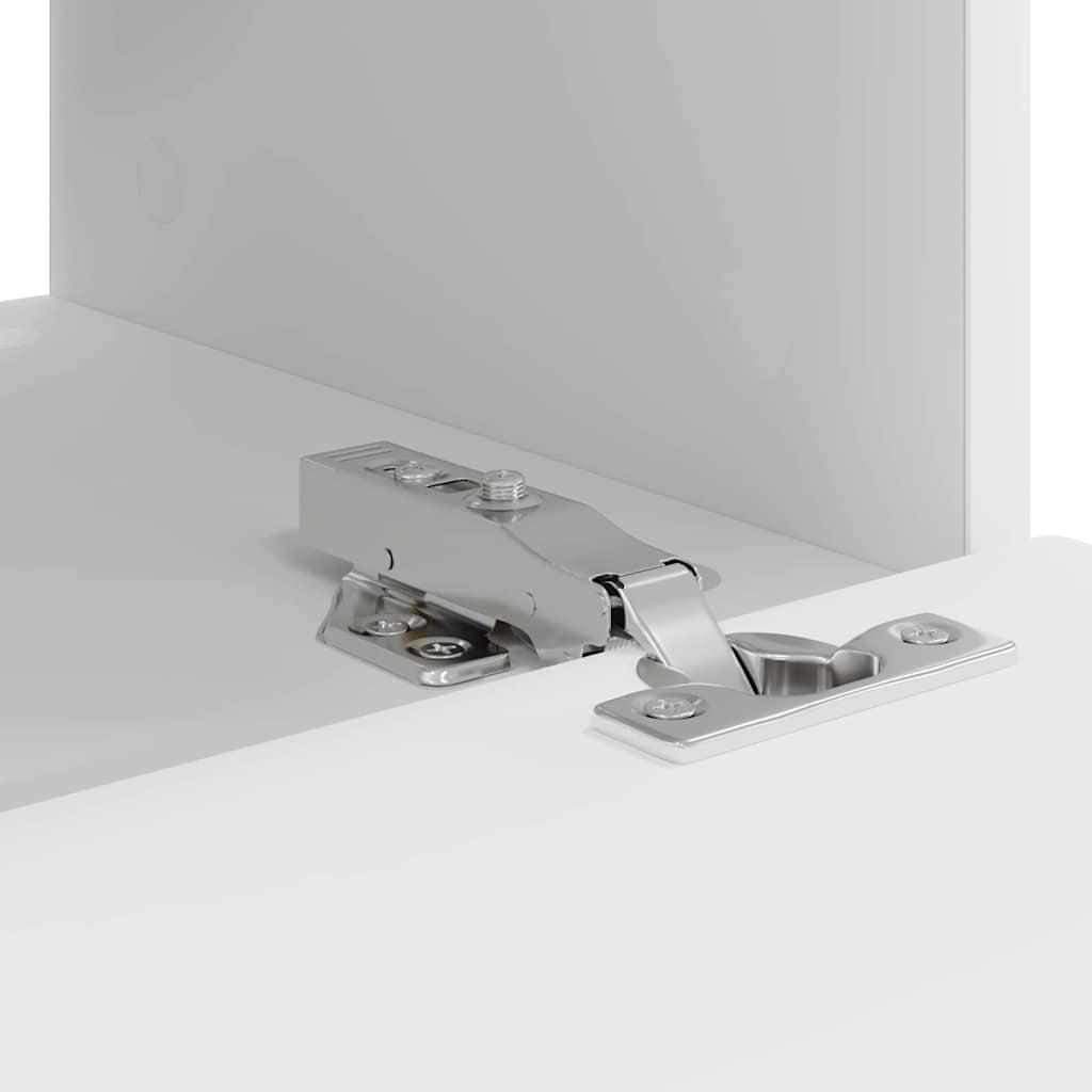 Tv Wall Cabinet 2 Pcs Bílá Kompozitní Dřevo
