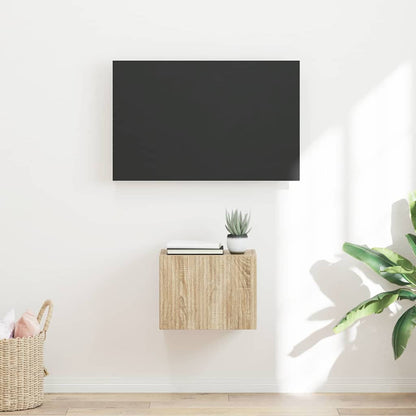Tv Wall Cabinet 39 X 31 X 29,5 Cm Sonoma Kompozitní Dřevo