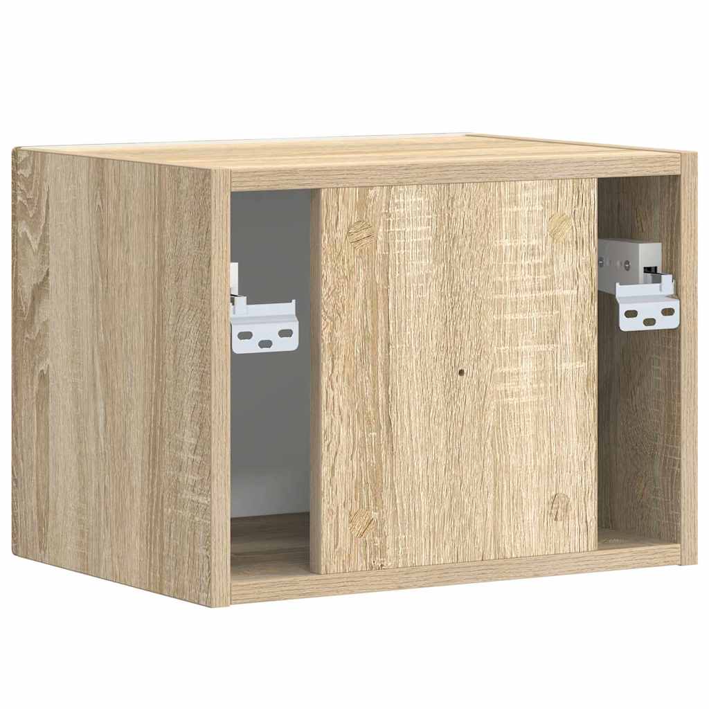 Tv Wall Cabinet 39 X 31 X 29,5 Cm Sonoma Kompozitní Dřevo