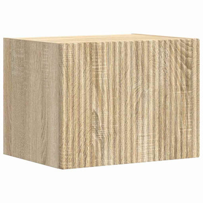 Tv Wall Cabinet 2 Pcs Sonoma Kompozitní Dřevo