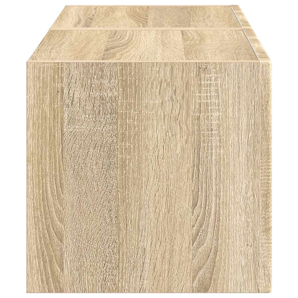 Tv Wall Cabinet 2 Pcs Sonoma Kompozitní Dřevo