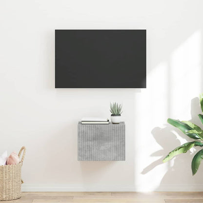 Tv Wall Cabinet 39 X 31 X 29,5 Cm Beton Kompozitní Dřevo