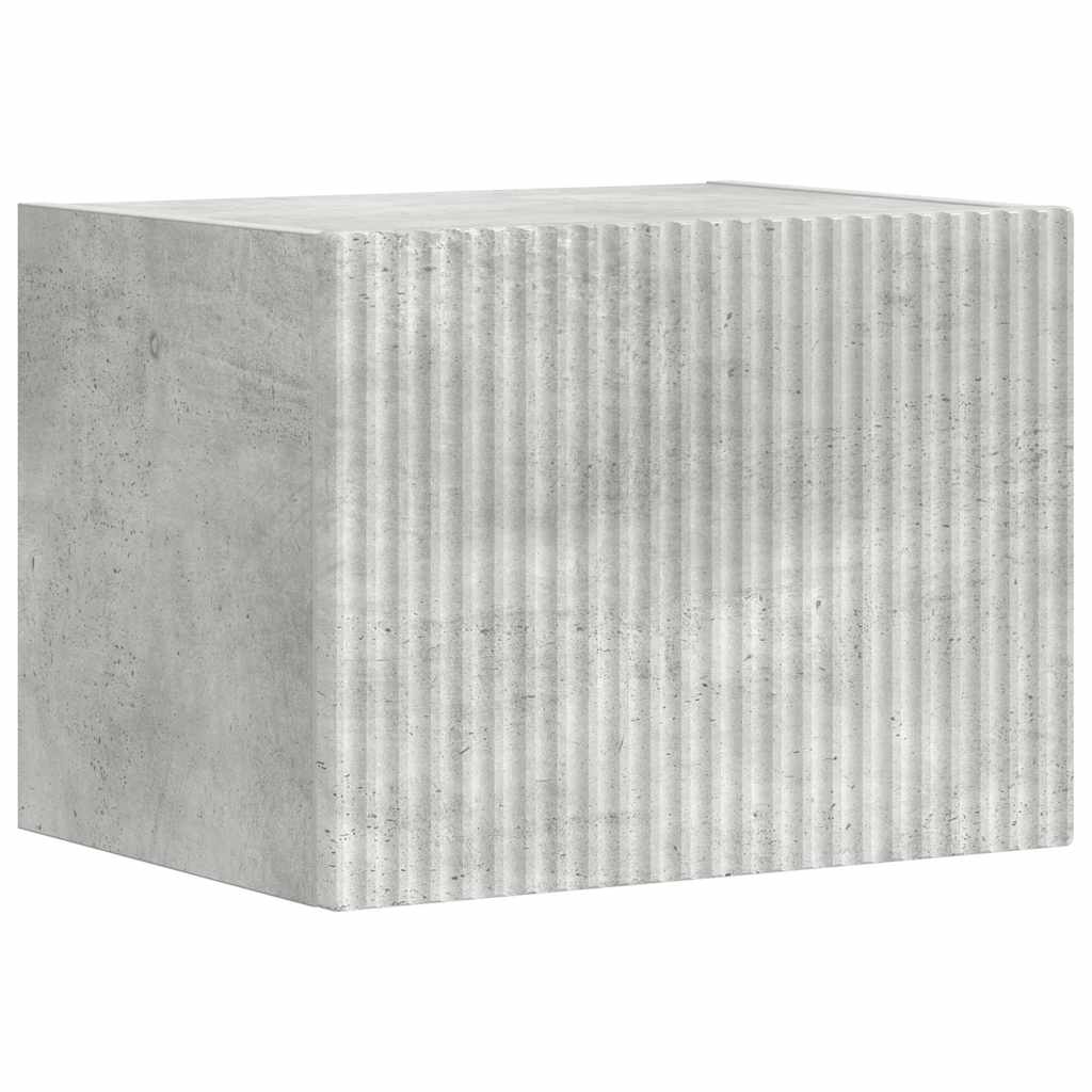 Tv Wall Cabinet 39 X 31 X 29,5 Cm Beton Kompozitní Dřevo