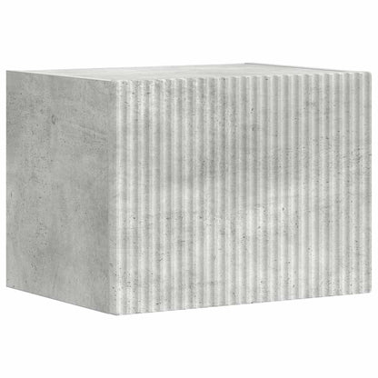 Tv Wall Cabinet 39 X 31 X 29,5 Cm Beton Kompozitní Dřevo