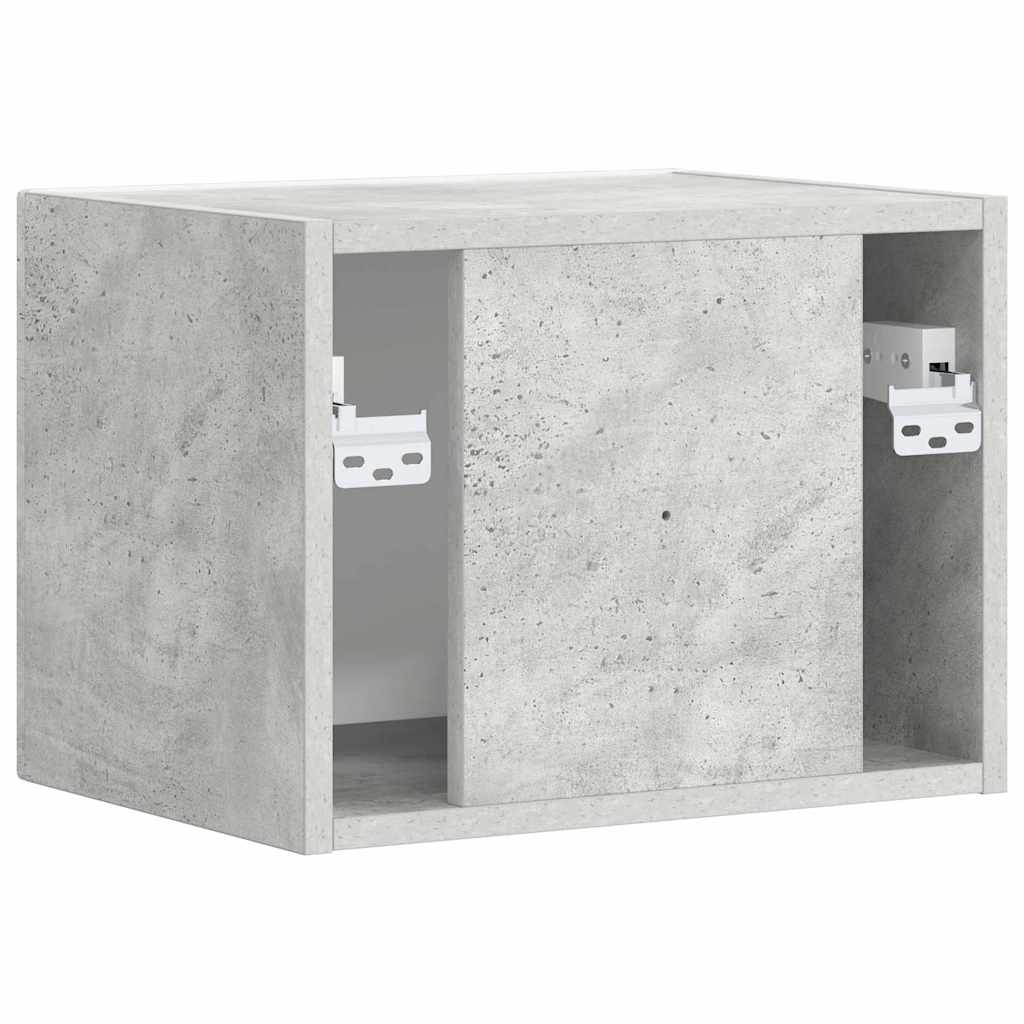 Tv Wall Cabinet 39 X 31 X 29,5 Cm Beton Kompozitní Dřevo