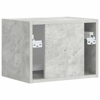 Tv Wall Cabinet 39 X 31 X 29,5 Cm Beton Kompozitní Dřevo