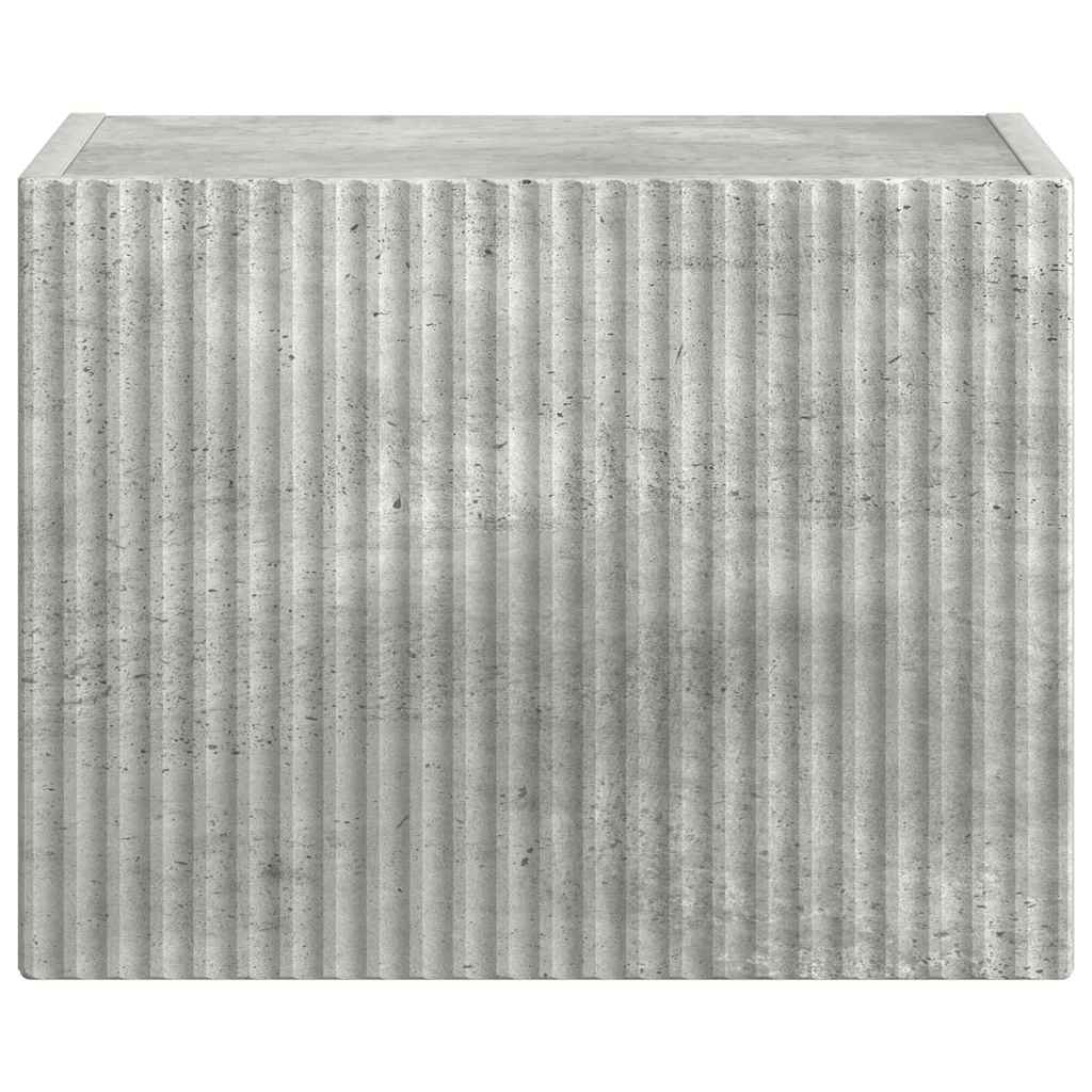 Tv Wall Cabinet 39 X 31 X 29,5 Cm Beton Kompozitní Dřevo