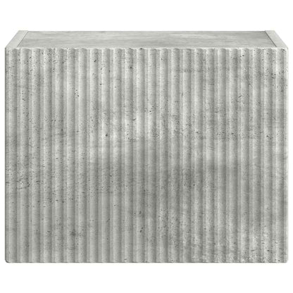 Tv Wall Cabinet 39 X 31 X 29,5 Cm Beton Kompozitní Dřevo