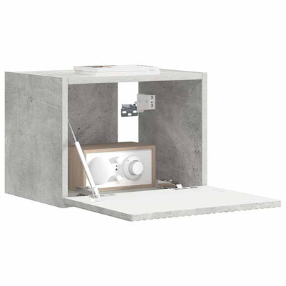 Tv Wall Cabinet 39 X 31 X 29,5 Cm Beton Kompozitní Dřevo