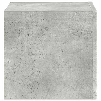 Tv Wall Cabinet 39 X 31 X 29,5 Cm Beton Kompozitní Dřevo