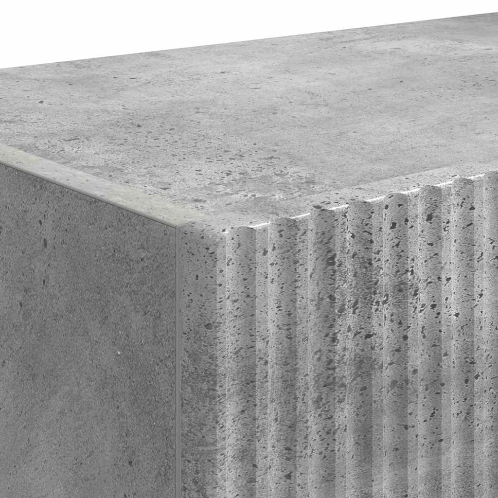 Tv Wall Cabinet 2 Pcs Beton Kompozitní Dřevo