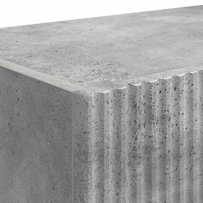 Tv Wall Cabinet 2 Pcs Beton Kompozitní Dřevo