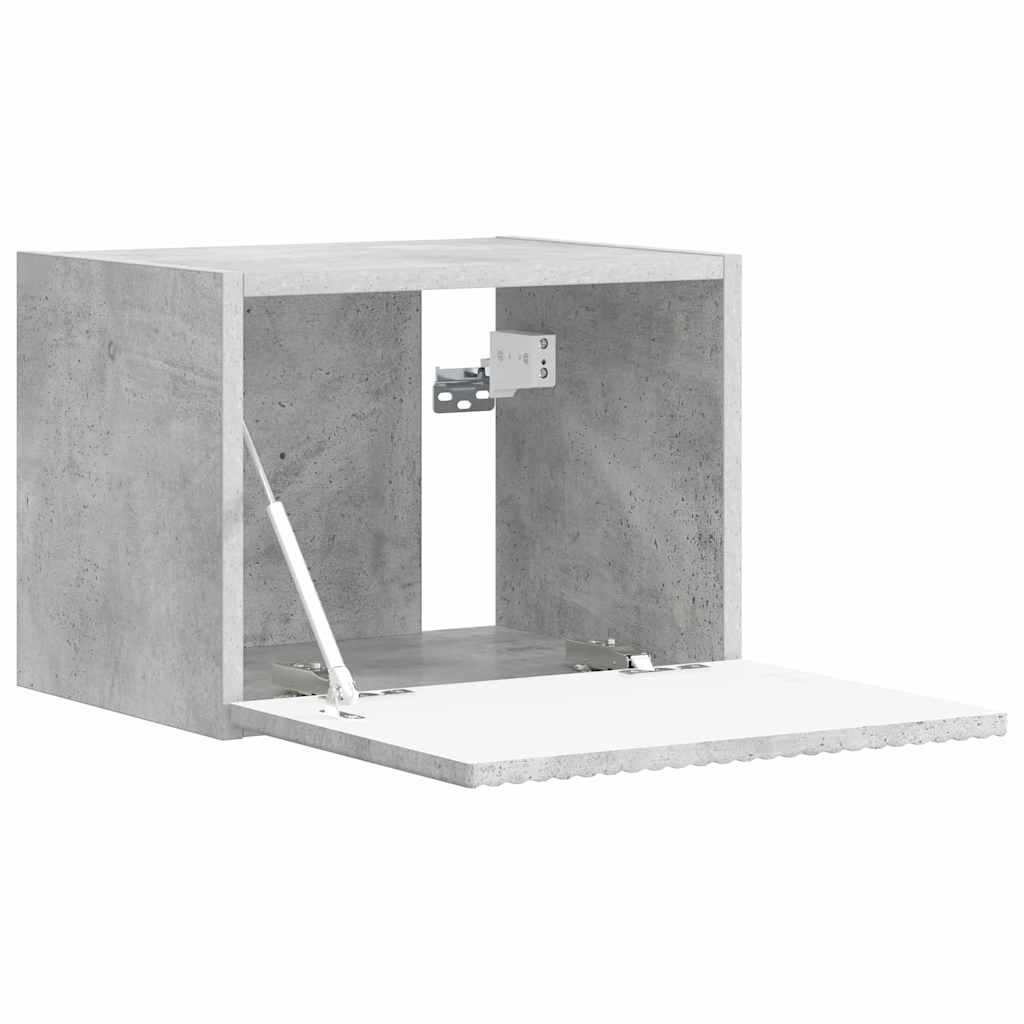 Tv Wall Cabinet 2 Pcs Beton Kompozitní Dřevo