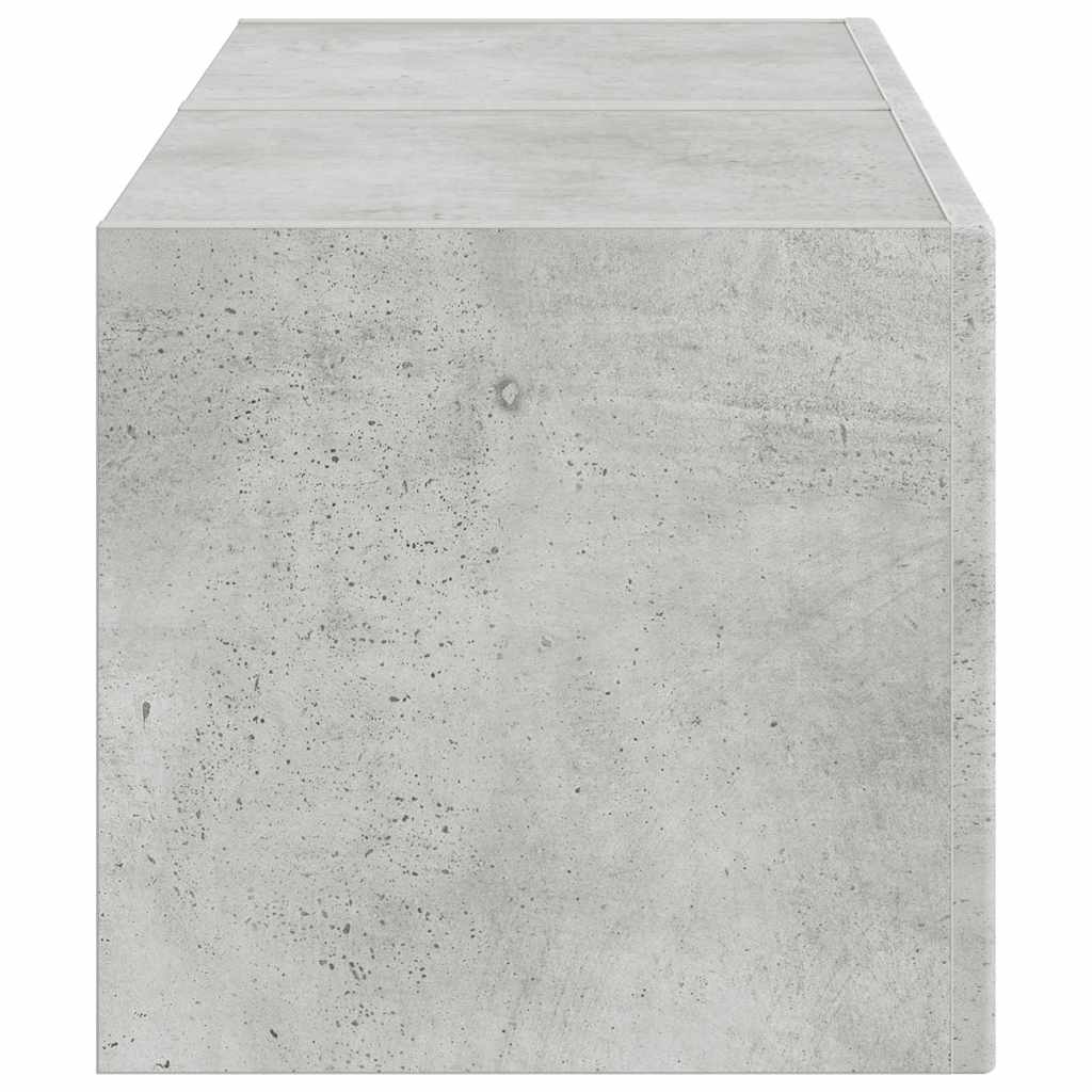 Tv Wall Cabinet 2 Pcs Beton Kompozitní Dřevo