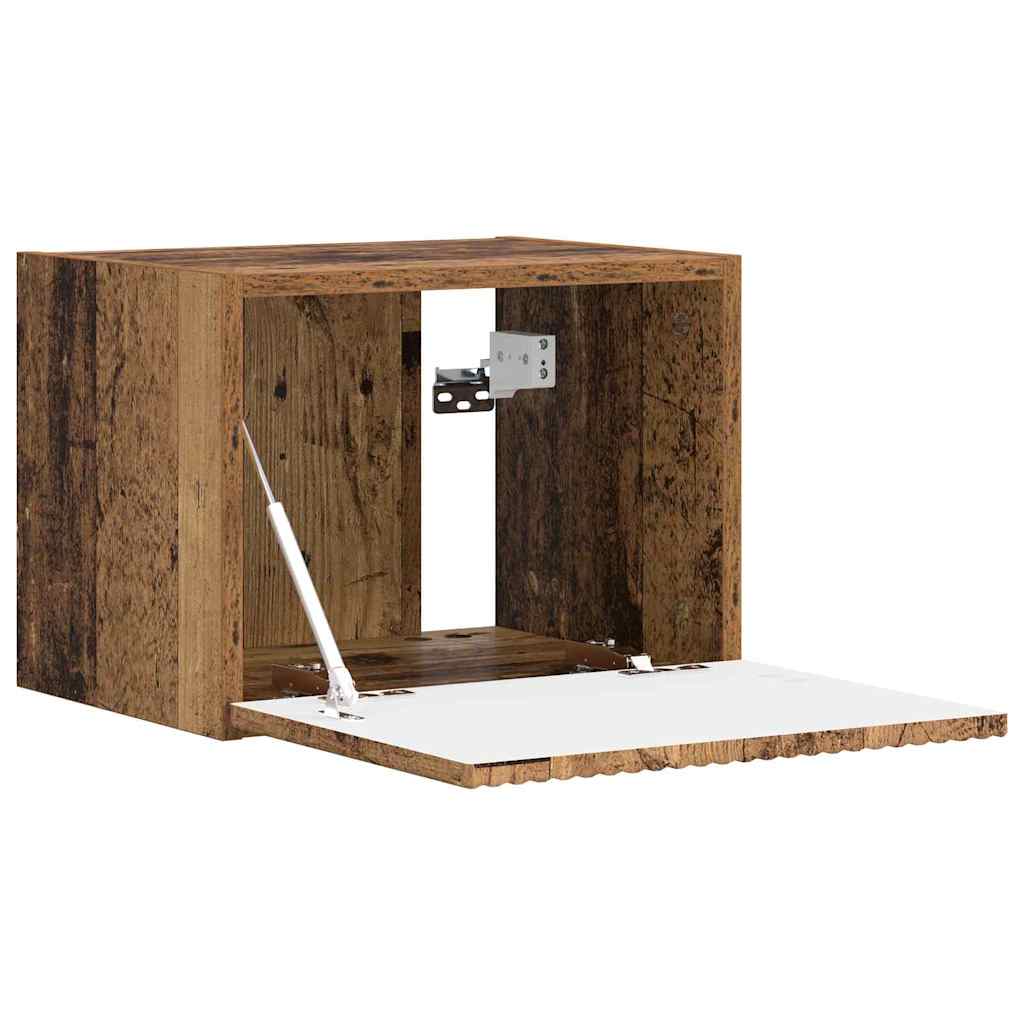 Tv Wall Cabinet 2 Pcs Kouřový Dub Kompozitní Dřevo