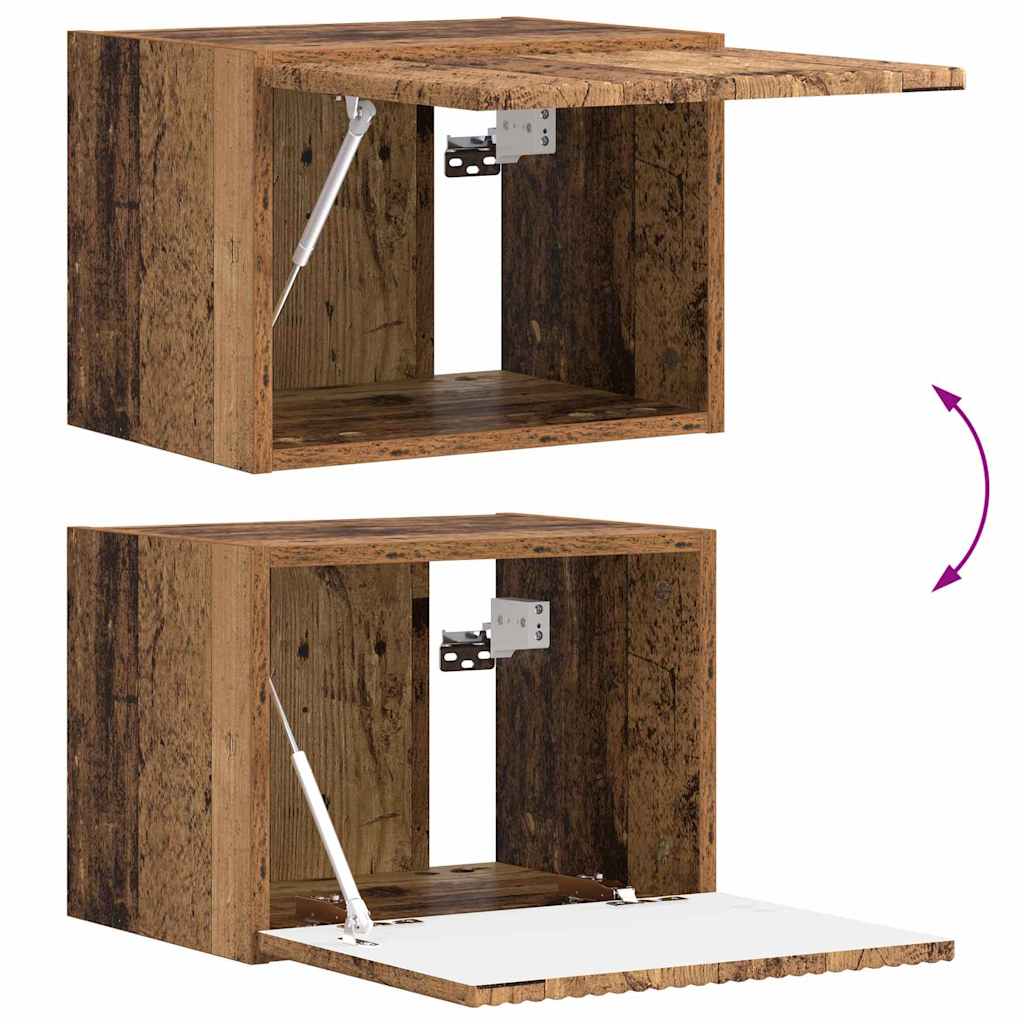 Tv Wall Cabinet 2 Pcs Kouřový Dub Kompozitní Dřevo