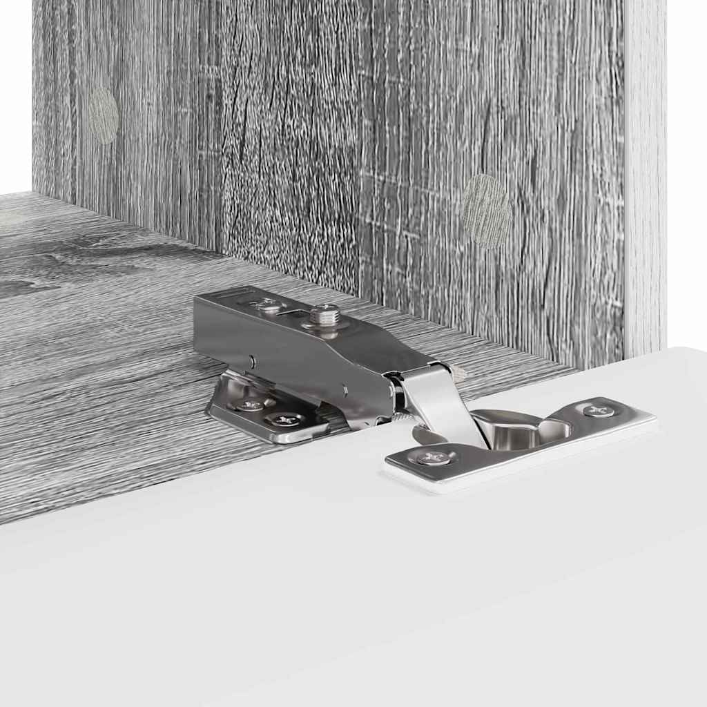 Tv Wall Cabinet 2 Pcs Šedá Sonoma Kompozitní Dřevo