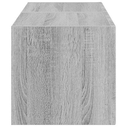 Tv Wall Cabinet 2 Pcs Šedá Sonoma Kompozitní Dřevo