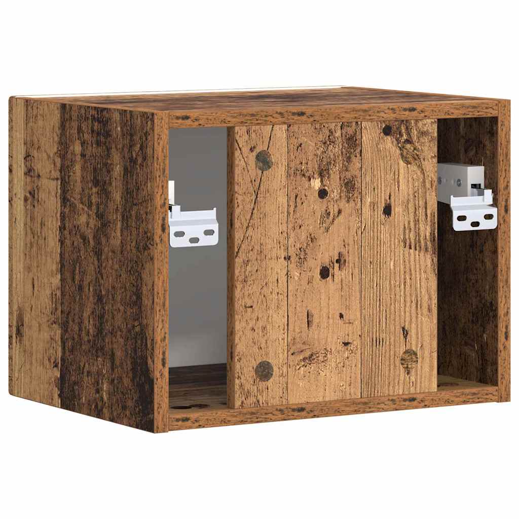 Tv Wall Cabinet 39 X 31 X 29,5 Cm Staré Dřevo Kompozitní Dřevo
