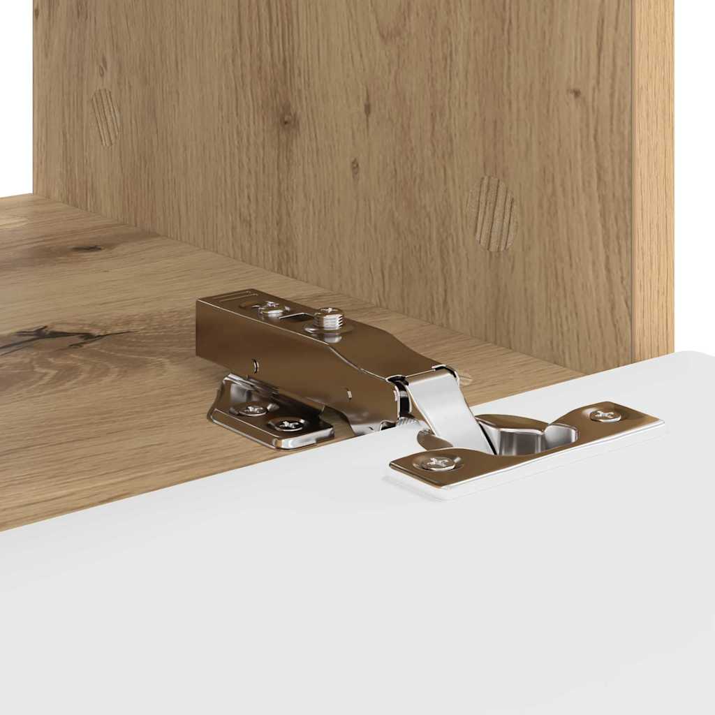 Tv Wall Cabinet 39 X 31 X 29,5 Cm Umělecký Dub Kompozitní Dřevo